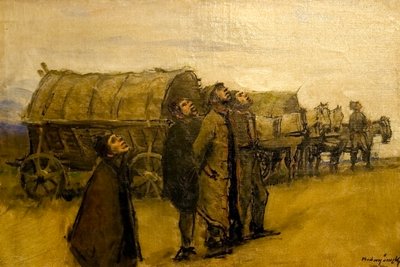 Luftangriff von Laszlo Mednyanszky